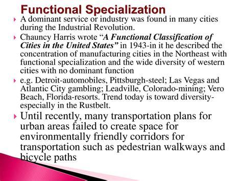 classification of cities|Functional Classification of Cities by Harris .